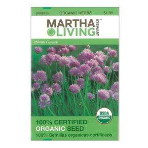 Martha Stewart Living 840 mg Chives Seed 3909 at The Home Depot