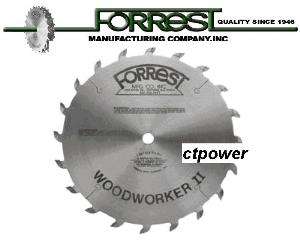 FORREST WOOD WORKER II 10 20T .125 RIPPING SAW BLADE  