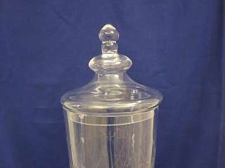Large Cut Crystal Table Top Drink Dispenser Xclnt Cond  