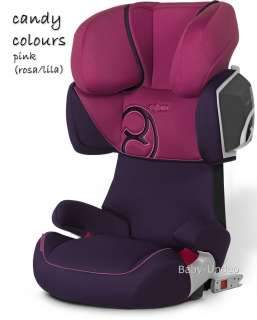 TESTSIEGER Cybex Solution X2 Fix candy colours pink 2012 Isofix 15 36 