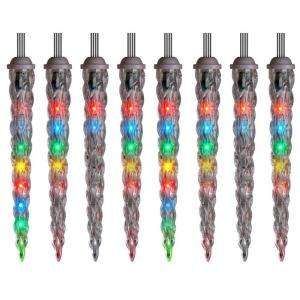LightShow LED Multi Shooting Star Icicle Light Show (Set of 8) 83700 