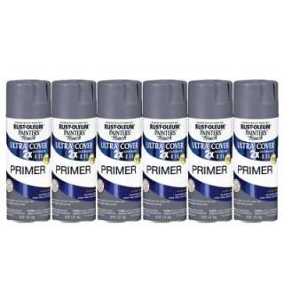 Painters Touch 12 oz. Flat gray Primer Spray Paint (6 Pack) 182686 at 