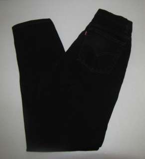Womens Size 12L Black Levis 512 Slim Tapered Jeans.100% Cotton 