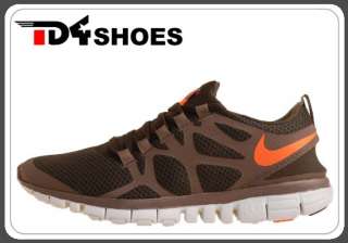 Nike Free 3.0 V3 Sable Green Orange 2011 Mens Barefoot Running Shoes 
