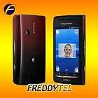 Sony Ericsson Xperia X8 black red Android Handy GPS Schwarz Rot Ohne 