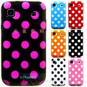   TPU SILICONE CASE COVER DOT PATTERN FOR Samsung Galaxy S i9000  