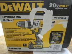 DEWALT DCD985L2 20 Volt MAX Li Ion Premium Hammerdrill/Driver Kit 