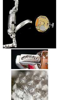   QUALITY Vintage Diamond & Platinum Hamilton Womans Wrist Watch  