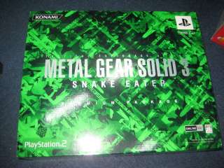 PS2 Japan Metal Gear Solid 3 Snake Eater Premium boxset  