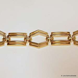 Gold Armband 585/14 Kt L19cm 2,2 cm breit Goldarmband 28 Gramm schwer 