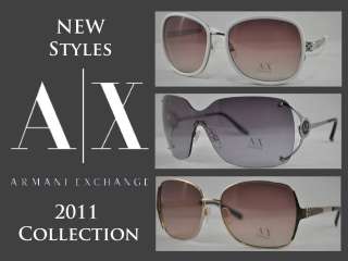 ARMANI Exchange AX Designer Sunglasses NEW Styles 2011  