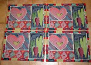   DAY HEARTLEY Tapestry Placemats Set ~ Set/4 725734490438  