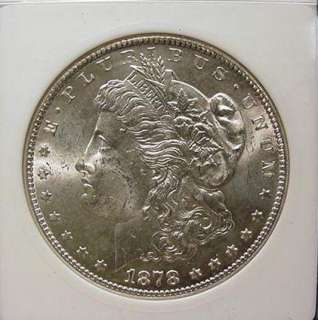 Morgan Mania 1878 S Morgan Silver Dollar ANACS Mint State 64  