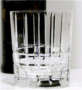   CRYSTAL GLASSES Double Old Fashioned IMPORTED Badash ALICE NEW  