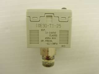 SMC ISE30 T1 25 Pneumatic Pressure Vacuum Switch  