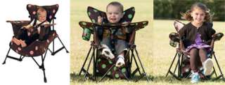 Childs Portable Outdoor Chair with sun and weather canopy   easy to 