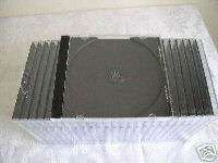 100 NEW SINGLE CD JEWEL CASES WITH BLACK TRAY BL110PK  