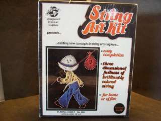 STRING ART KIT PLAYING HOOKY WIRE WORLD CRAFTS SEALED  