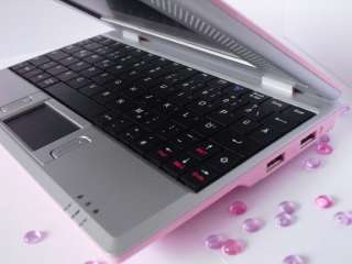 Mini Netbook 7 Zoll Windows ce W LAN Laptop Notebook XP Pink 600gr 