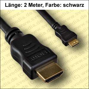 HDMI Kabel für Samsung WB210 Micro D vergoldet WB 210  
