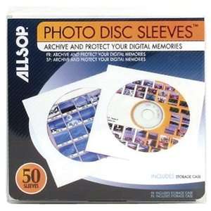  Allsop 28889 50 Pack Protective CD DVD Sleeves 