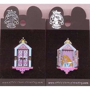  Disney Pin (Aurora/Sleeping Beauty) Princess Hinged Window 