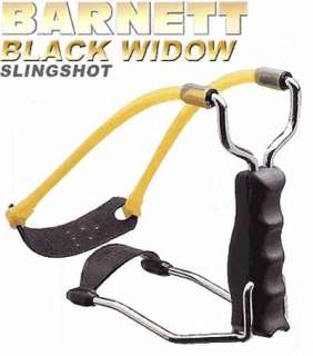 Barnett BLACK WIDOW Slingshot Sling Shot Catapult +Ammo  