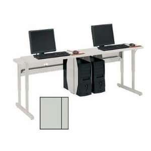  BRETFORD COMPUTER TABLE, CONNECTIONS FLAT PANEL, W/SLIM 