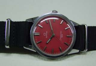 60S OMEGA SEAMASTER 600 RED DIAL MANUAL WIND MANS  