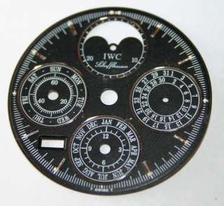 IWC Schaffhausen Moon Phase Chronograph Watch Dial  