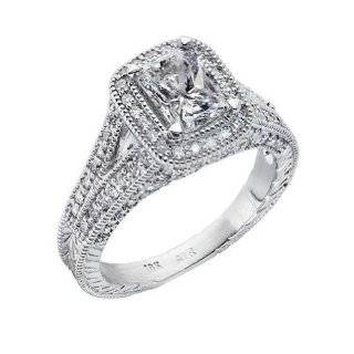   Diamond Engagement Ring in Platinum. Split Shank Rings Mounting Size 3