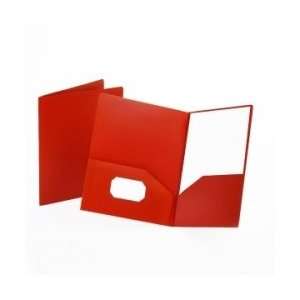  Esselte Polypropylene Twin Pocket Portfolio   Red 