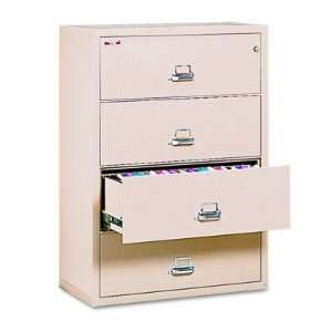  FireKing Insulated 4 Drawer Lateral File, Letter/Legal, 37 