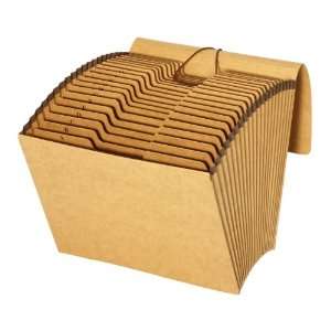  Globe Weis Kraft Expansion Files, Flap with Elastic Cord 