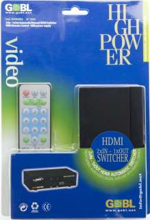 BL VIDEO SWITCH HDMI HUB HDMI SWITCHER 2X1 #5954  