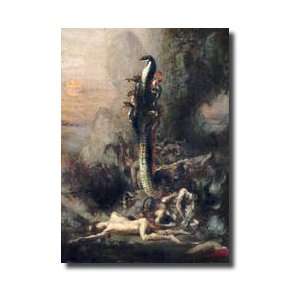 Hercules And The Lernaean Hydra After Gustave Moreau C1876 Giclee 