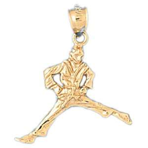   14K Gold Pendant Karate Inspired 1.4   Gram(s) CleverEve Jewelry
