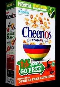 Nestle CHEERIOS Breakfast Cereal   375g. packet  