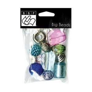  Bazzill Jaybird Street Big Beads 4/Pkg; 3 Items/Order 