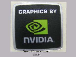 Graphics by Nvidia sticker badge logo FREE WINDOWS7 4+5  