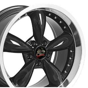   Style Deep Dish Wheels Fits Mustang (R)   Black 20x8.5 /20x10 Set of 4