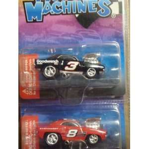 Action Nascar Muscle Machines Dale Father & Son Set Black #3 & Red 