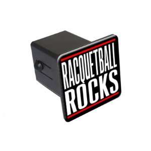  Racquetball Rocks   2 Tow Trailer Hitch Cover Plug Insert 