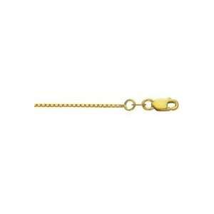    GOLD CHAINS 14 Karat Gold Classic Box Chain 1.0mm Jewelry