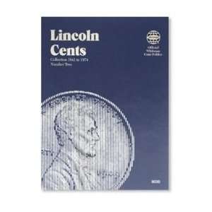  lincoln cents penny 1941   1974 coin folder collectors 
