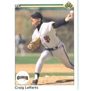  1990 Upper Deck #399 Craig Lefferts   San Francisco Giants 