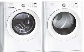   White Front Load Washer & Electric Dryer FAFW4011LW_FAQE7011LW  
