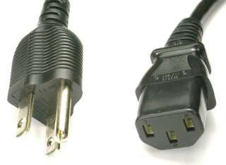 25 ft AC Power cord 3 prong plug to power supply  