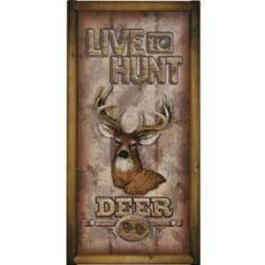  Rivers Edge Products Large Live To Deer Pub Sign Sports 