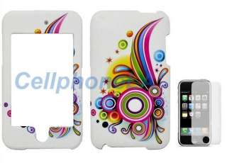 Ipod Touch 2nd 3rd Gen Circle Hard Case Cover New + LCD  